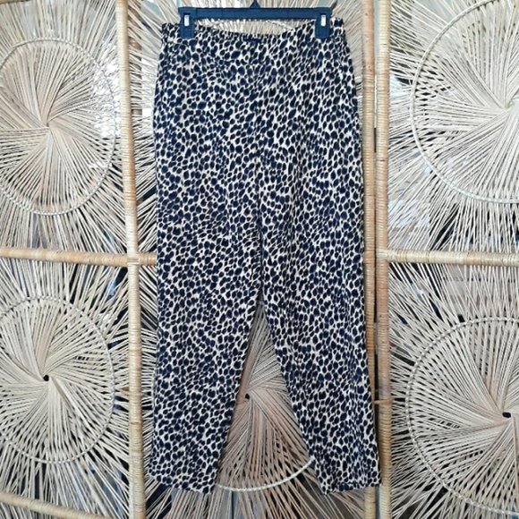 J. Crew Printed Jamie Pant in Leopard Print - Picture 1 of 4